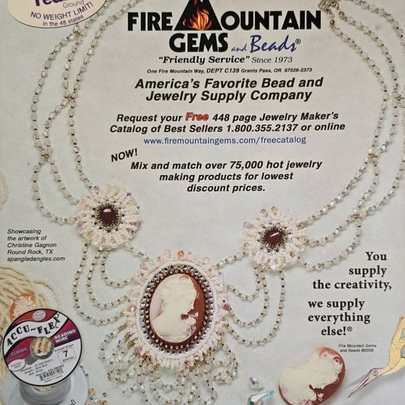 Bead And Button Special Vintage Style Jewelry Magazine April 2008 Exclusive - Picture 10 of 12